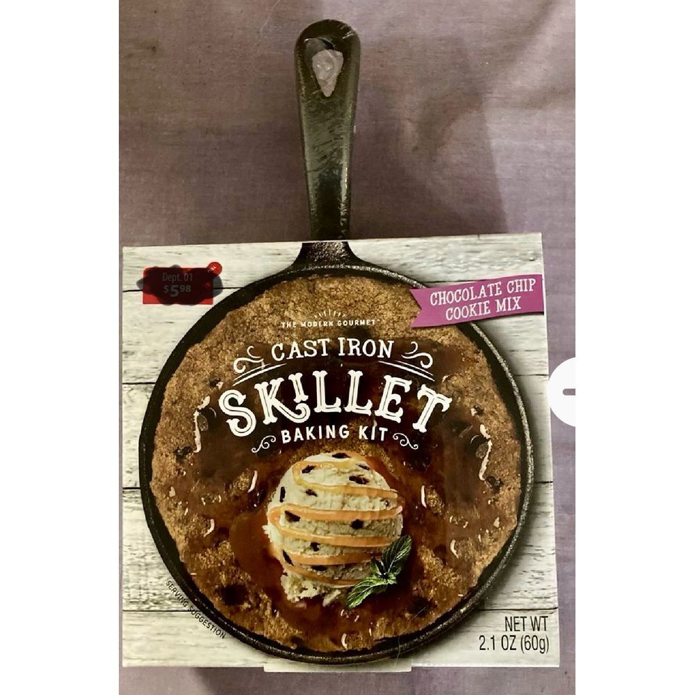 Cast Iron Skillet Baking Kit Chocolate Chip Cookie Mix Dessert‎ Maker